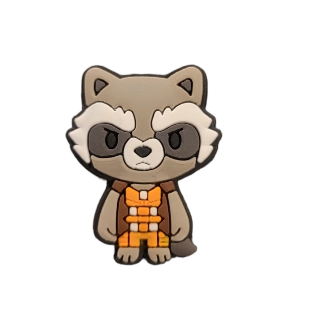 NEW Rocket Racoon Marvel Guardians Of The Galaxy Croc Charm